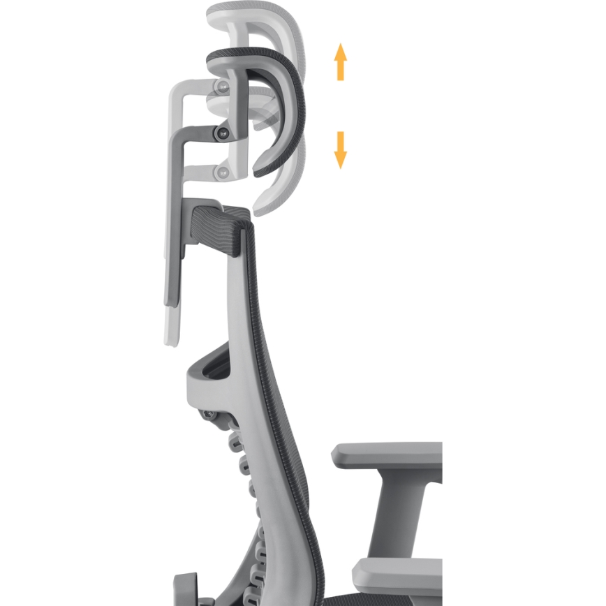 Yenkee - Työtuoli musta/harmaa