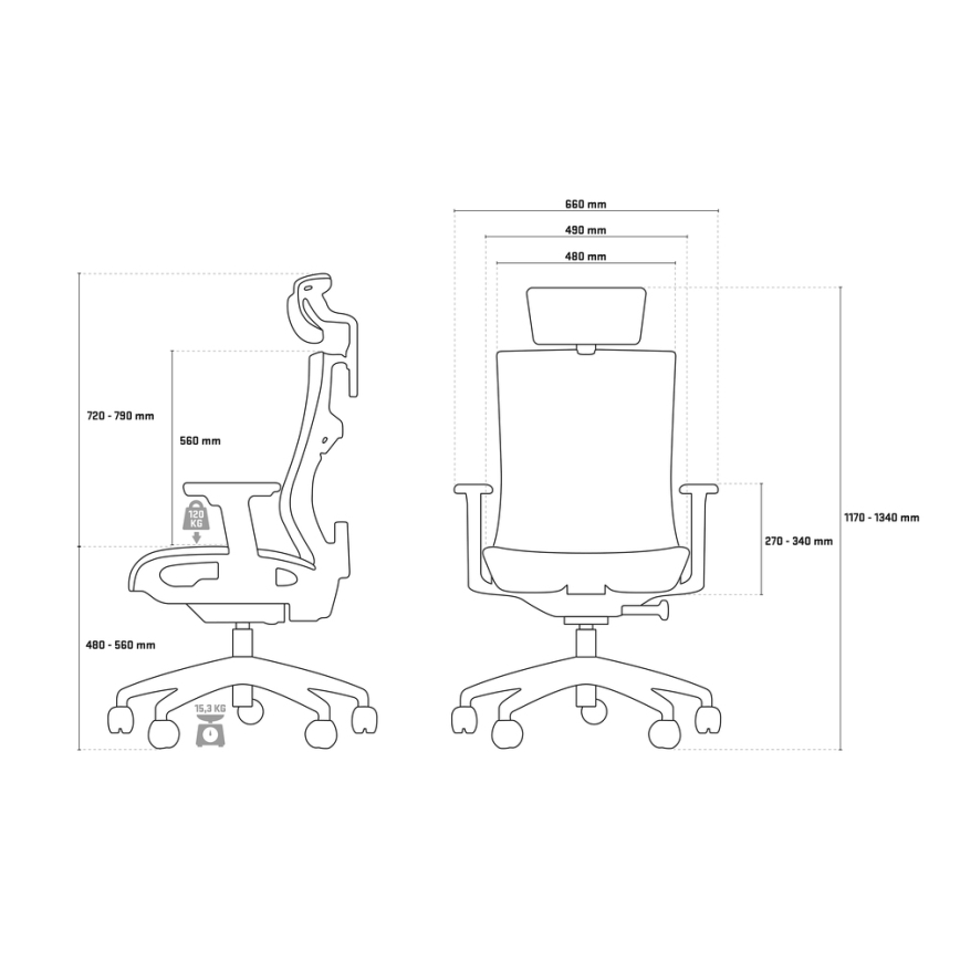 Yenkee - Työtuoli musta