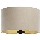 Yleispätevä varjostin STANDART E27 Ø 45 cm beige/kulta