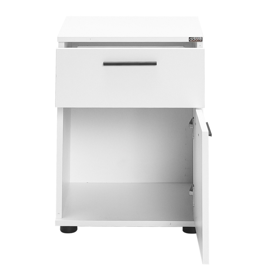 Yöpöytä 57x40 cm valkoinen