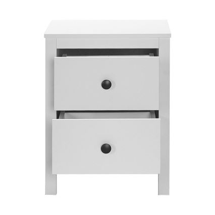 Yöpöytä 61x46 cm valkoinen