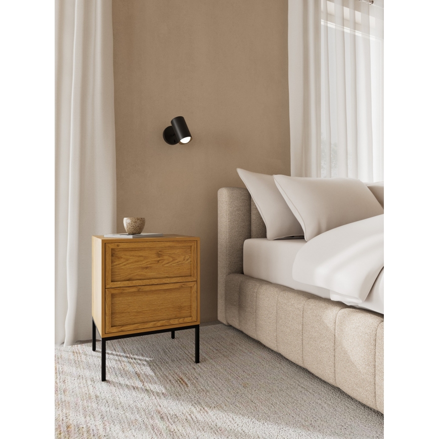 Yöpöytä ALIN 46 x 40 cm, vaaleanruskea