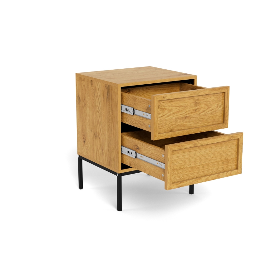 Yöpöytä ALIN 46 x 40 cm, vaaleanruskea