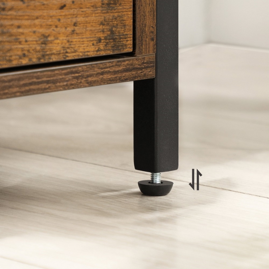 Yöpöytä ARIN, ruskea/musta