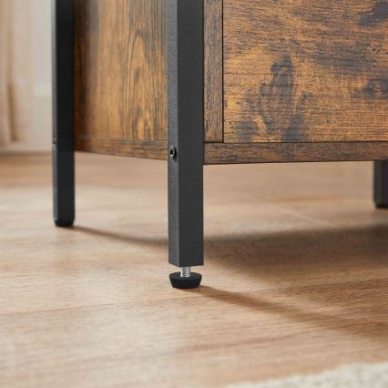 Yöpöytä ARIN, ruskea/musta