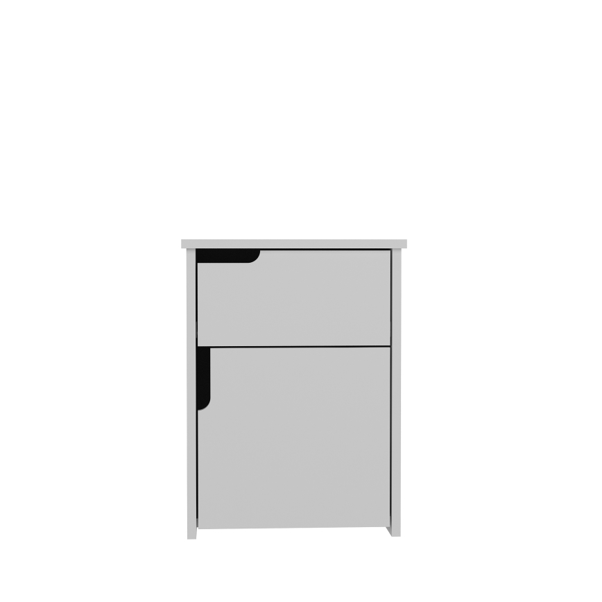 Yöpöytä ASRA 60x45 cm valkoinen