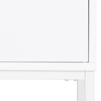 Yöpöytä CARLY, valkoinen