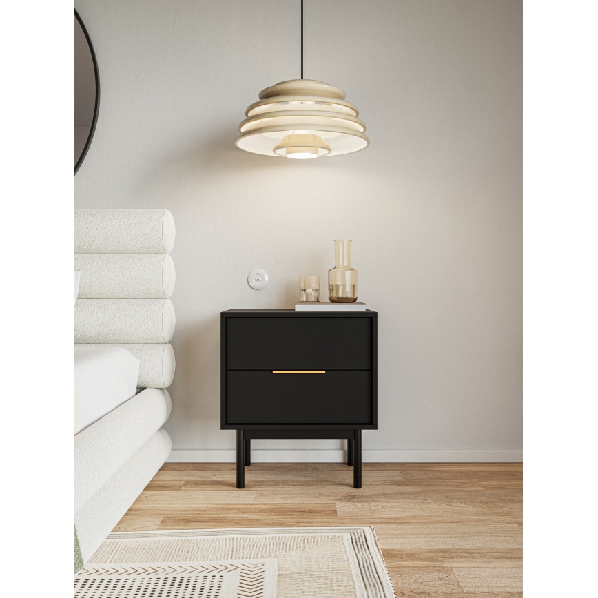 Yöpöytä ELI musta