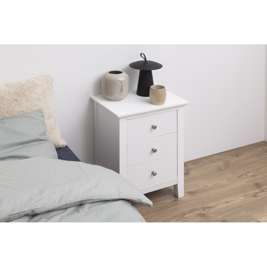 Yöpöytä LARA valkoinen