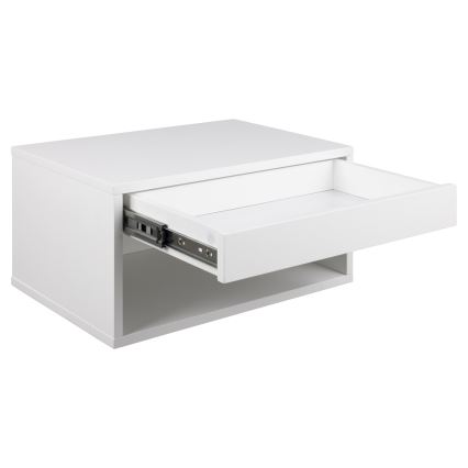 Yöpöytä LIGNE 50x35 cm valkoinen