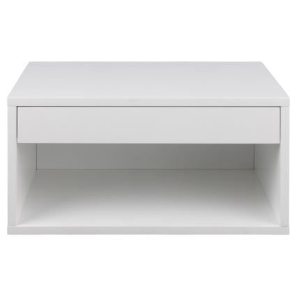 Yöpöytä LIGNE 50x35 cm valkoinen