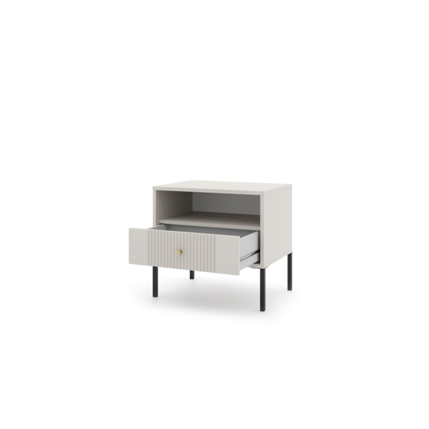 Yöpöytä LUE beige/musta