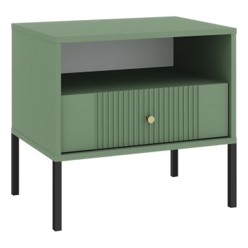 Yöpöytä LUE vihreä/musta