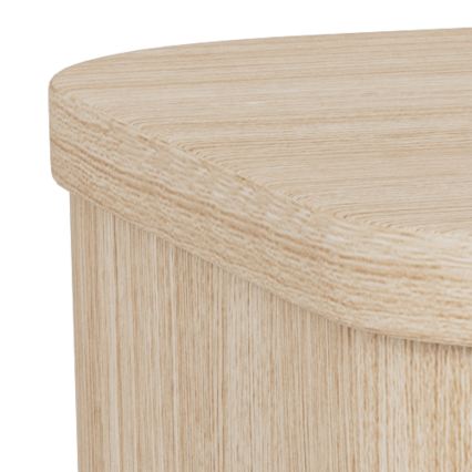 Yöpöytä MADERA 46x30 cm valkoinen tammi