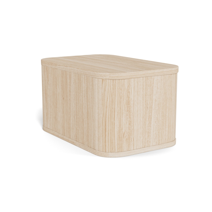 Yöpöytä MADERA 46x30 cm valkoinen tammi
