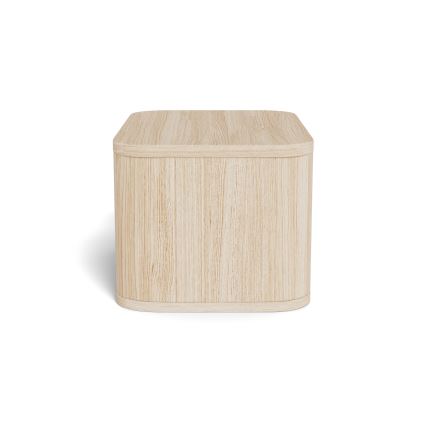 Yöpöytä MADERA 46x30 cm valkoinen tammi