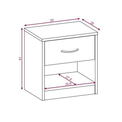 Yöpöytä NED, Wotan-tammi