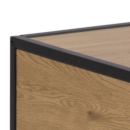 Yöpöytä SARON tammi/musta