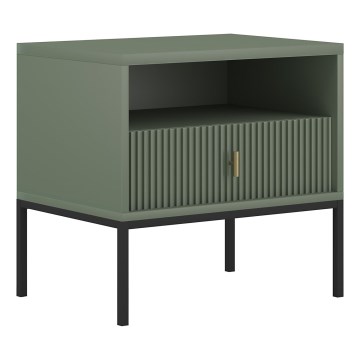 Yöpöytä SUE vihreä/musta