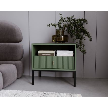 Yöpöytä SUE vihreä/musta