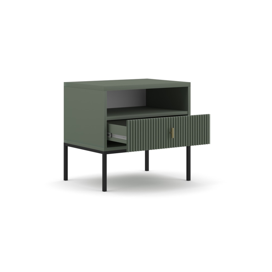 Yöpöytä SUE vihreä/musta