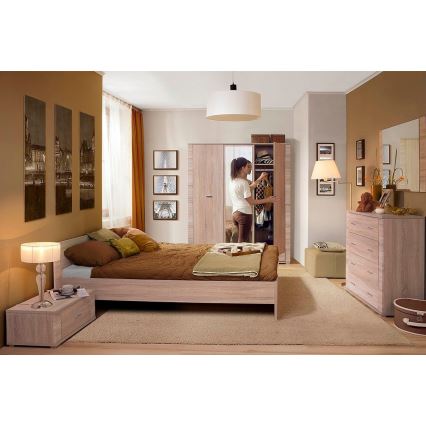 Yöpöytä THEMO 29x63 cm sonoma-tammi