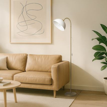 ZACK-lattiavalaisin 1xE27/60W/230V beige