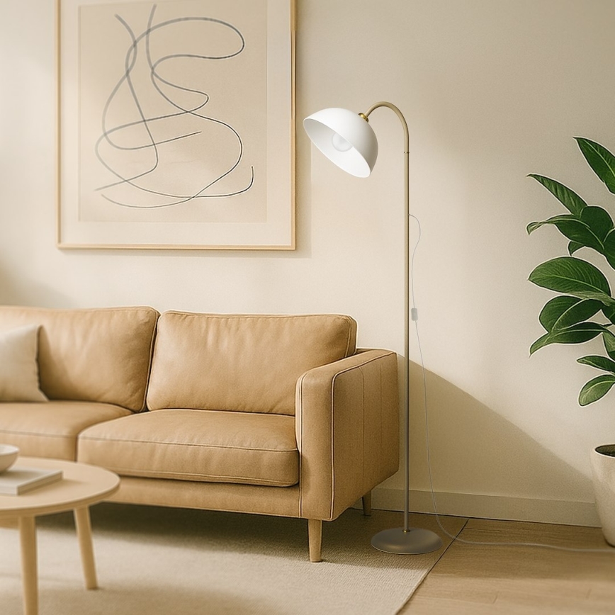 ZACK-lattiavalaisin 1xE27/60W/230V beige