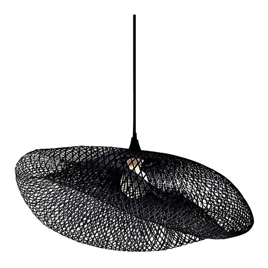 Zambelis 19108 - Kattokruunu johdossa 1xE27/40W/230V bambu/musta