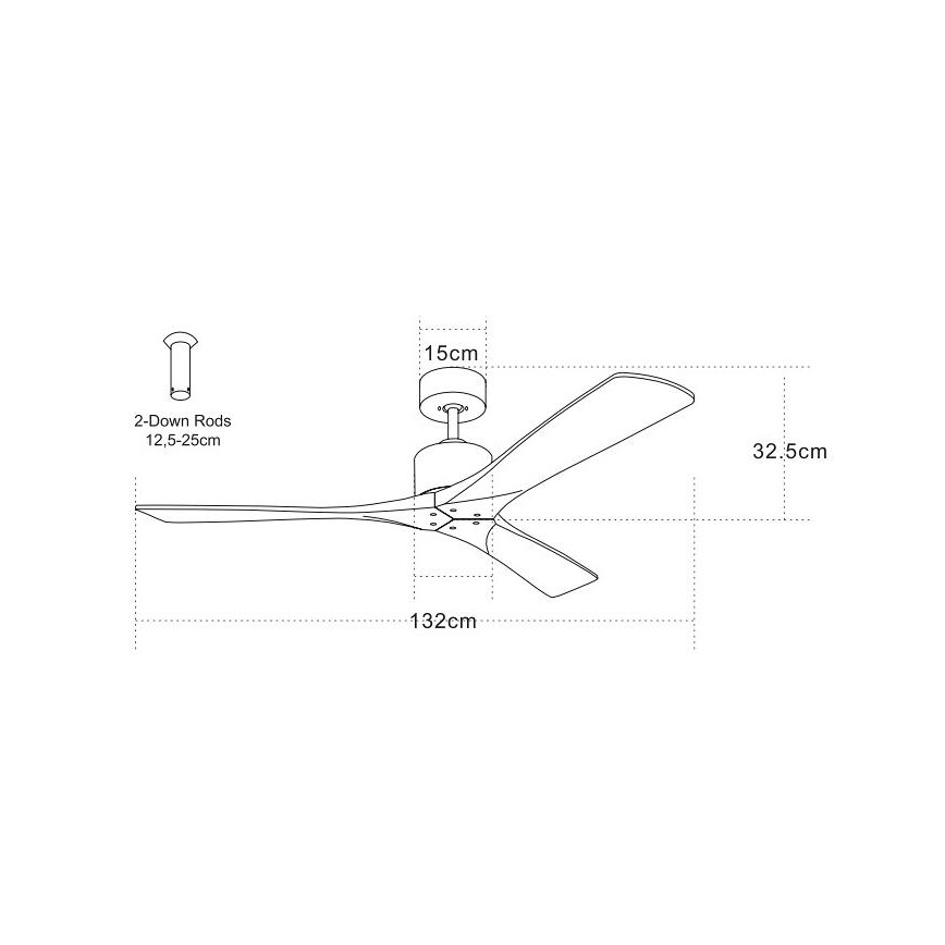 Zambelis 19143 - Kattotuuletin + kauko-ohjaus