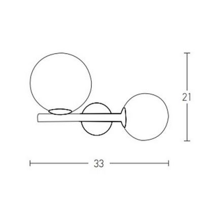 Zambelis 1995 - Seinävalaisin 1xG9/7W + 1xE14/15W/230V kulta