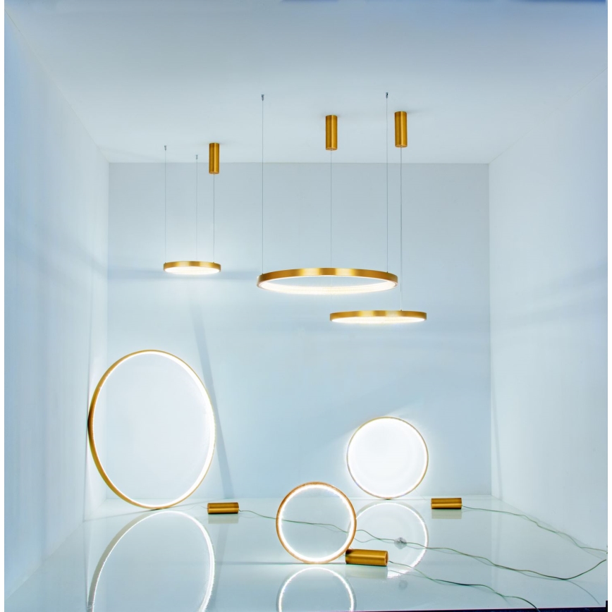 Zambelis 2007 - Himmennettävä LED-kattokruunu johdossa LED/50W/230V kulta