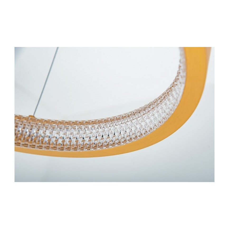 Zambelis 2007 - Himmennettävä LED-kattokruunu johdossa LED/50W/230V kulta