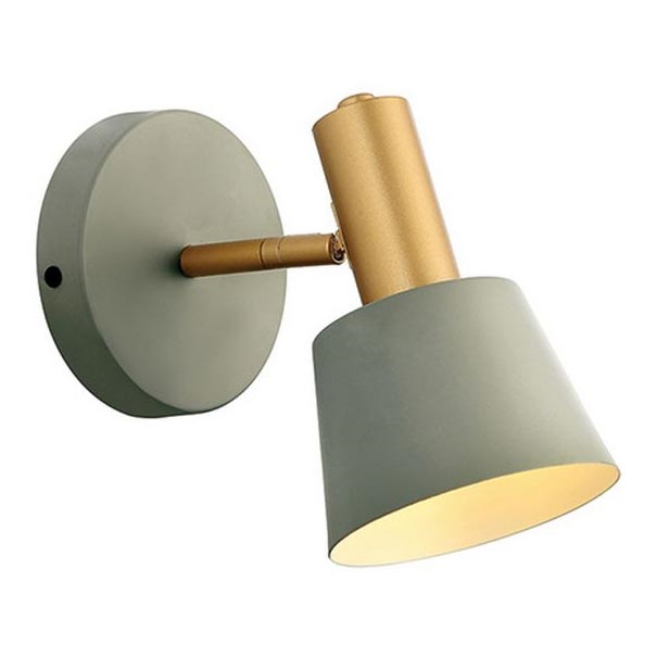 Zambelis 20219 - Seinäkohdevalo 1xE14/25W/230V harmaa