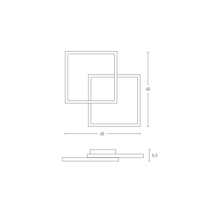 Zambelis 2026 - LED-himmennyskattokruunu LED/25W/230V musta