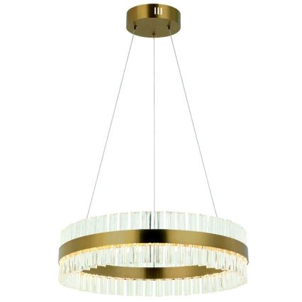 Zambelis 22039 - Himmennettävä LED-kattokruunu johdossa LED/56W/230V kulta