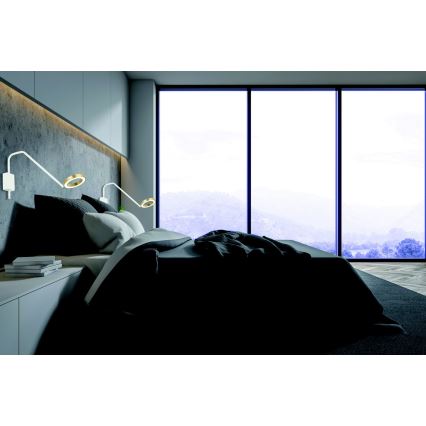 Zambelis 22043 - Himmennettävä LED-seinävalaisin LED/7W/230V valkoinen