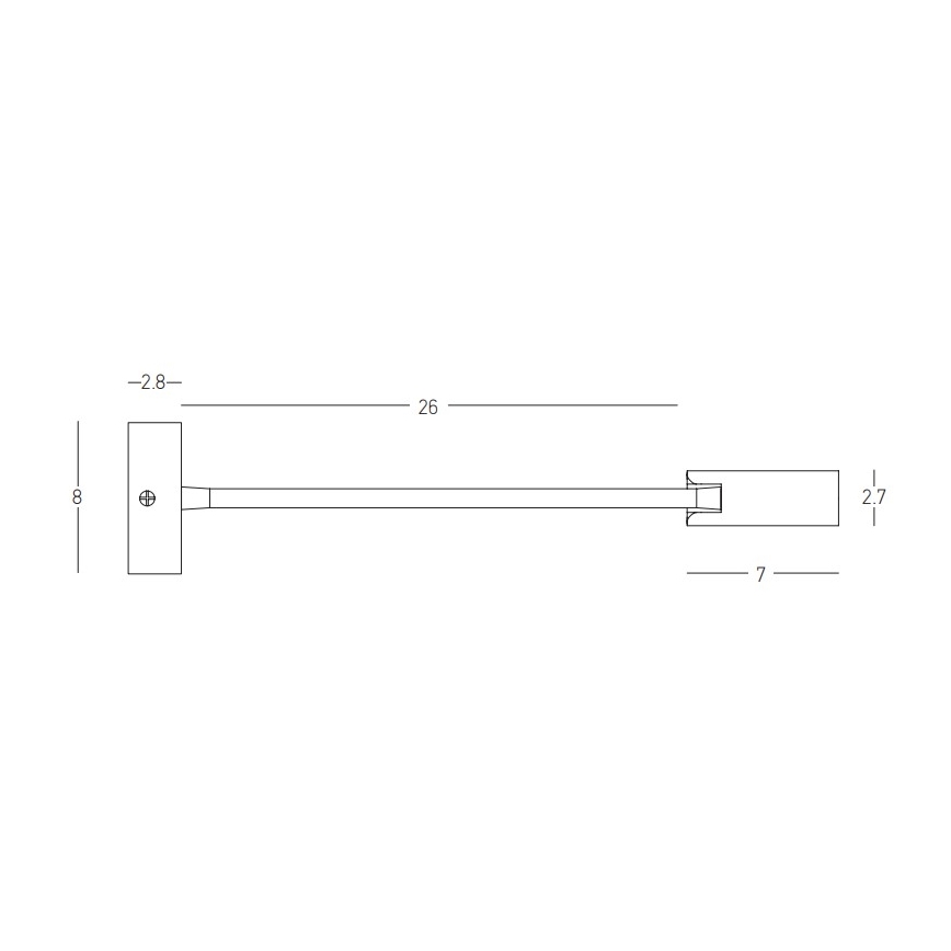 Zambelis 22050 - LED joustava lamppu LED/3W/230V CRI90 valkoinen