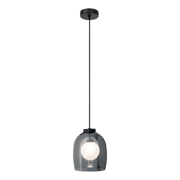 Zambelis 22051 - Riippuvalaisin kaapelilla 1xG9/5W/230V Ø 18 cm musta