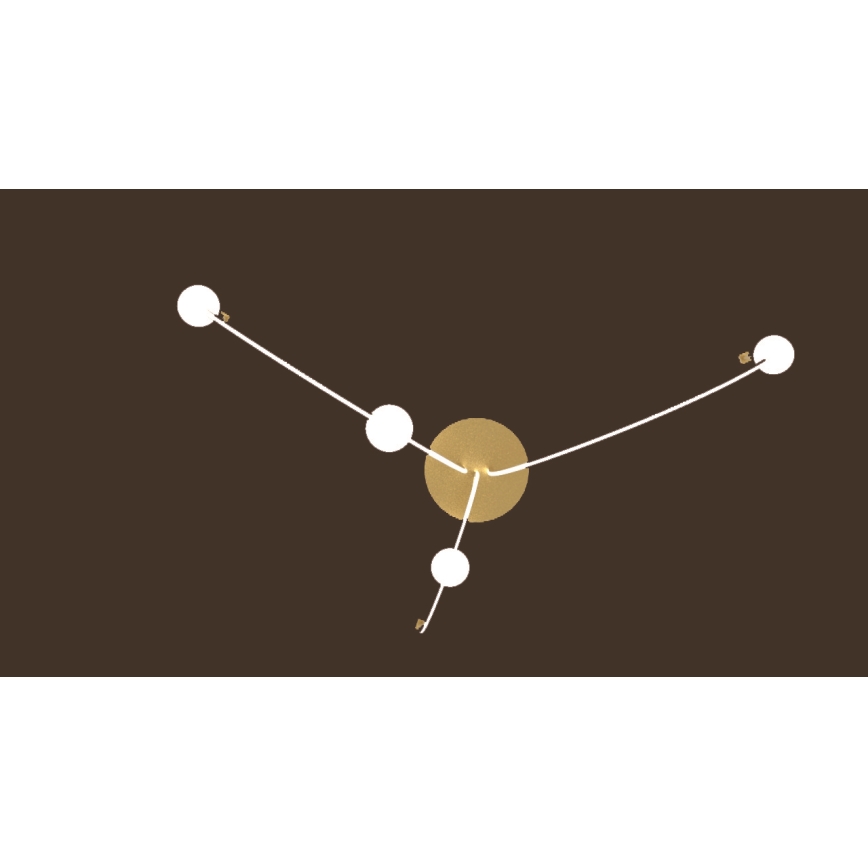 Zambelis 22248 - Himmennettävä LED-kattokruunu johdossa LED/42W/230V kulta