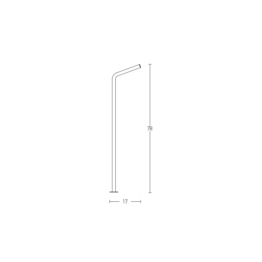 Zambelis E206 - LED-ulkolamppu LED/10W/230V IP54 antrasiitti