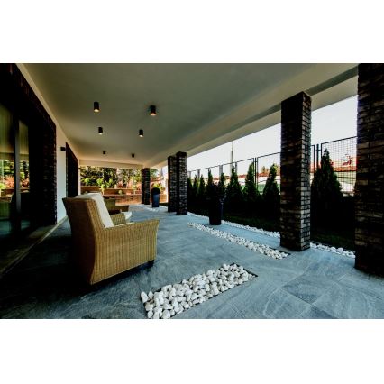 Zambelis E219 - Ulkovalaisin 1xGU10/7W/230V IP54 musta