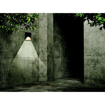 Zambelis E243 - LED-ulkoseinävalaisin LED/7W/230V IP44 antrasiitti