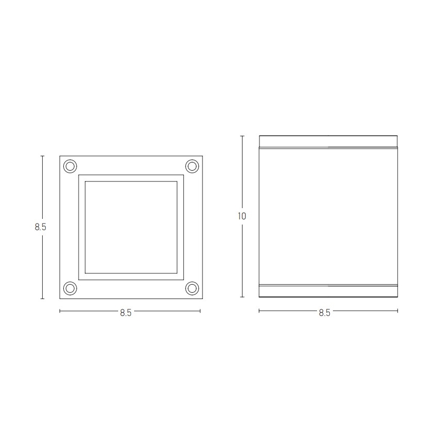 Zambelis E269 - Ulkovalaisin 1xGU10/35W/230V IP65 antrasiitti