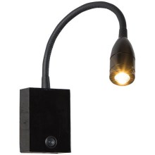 Zambelis H32 - LED-seinävalaisin LED/3W/230V musta