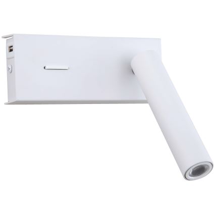 Zambelis H74 - LED-seinävalaisin LED/3W/230V USB valkoinen