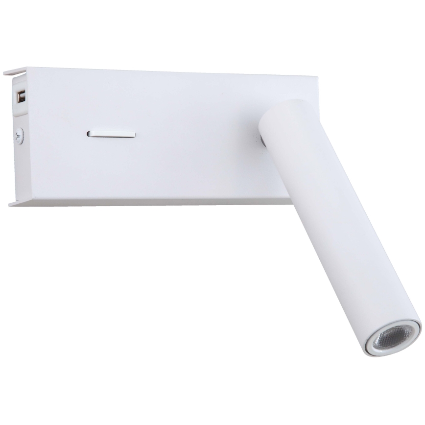 Zambelis H74 - LED-seinävalaisin LED/3W/230V USB valkoinen