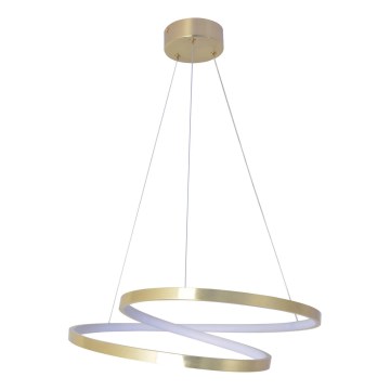 ZEFIRA LED-riippuvalaisin vaijerilla LED/40W/230V 4000K Ø 50 cm kultainen