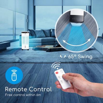 ZEVENTI - Ilmanviilennin ARCTIC 60W/230V musta/valkoinen