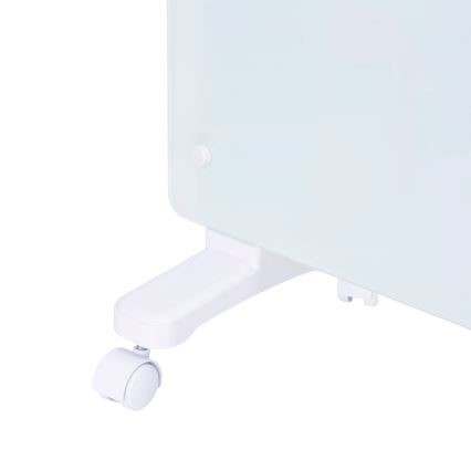 ZEVENTI - Älykäs seinälle asennettava sähkölämmitin/konvektori LCD-näytöllä 1000/2000W/230V Wi-Fi valkoinen